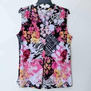 Christopher & Banks Sleeveless Shirt Blouse